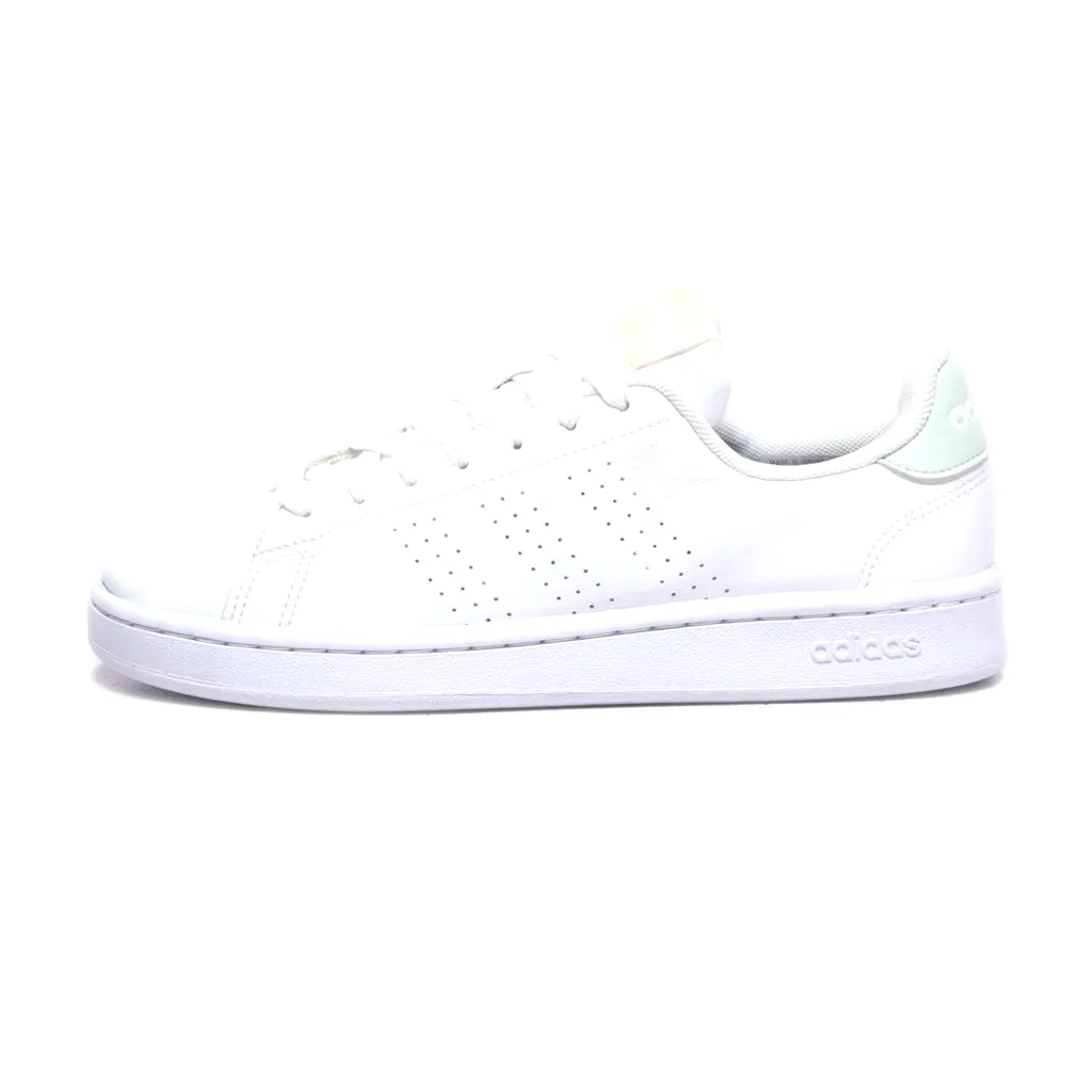 Adidas Advantage Low-Top Sneakers Pu Leather White Colour For Women