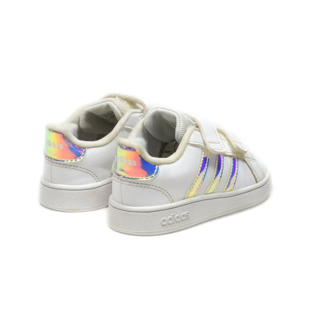 Adidas Court Crawlers Leather White Colour For Kids