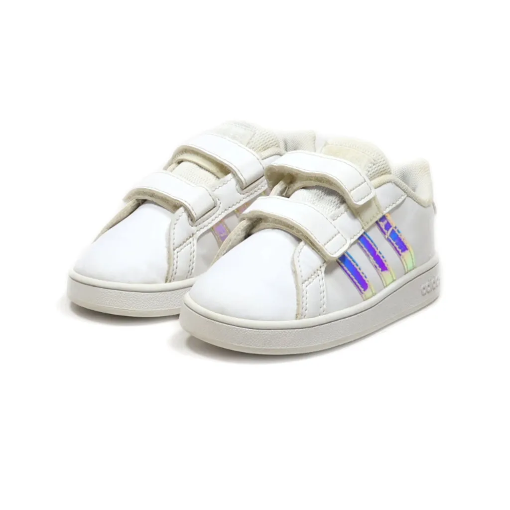 Adidas Court Crawlers Leather White Colour For Kids