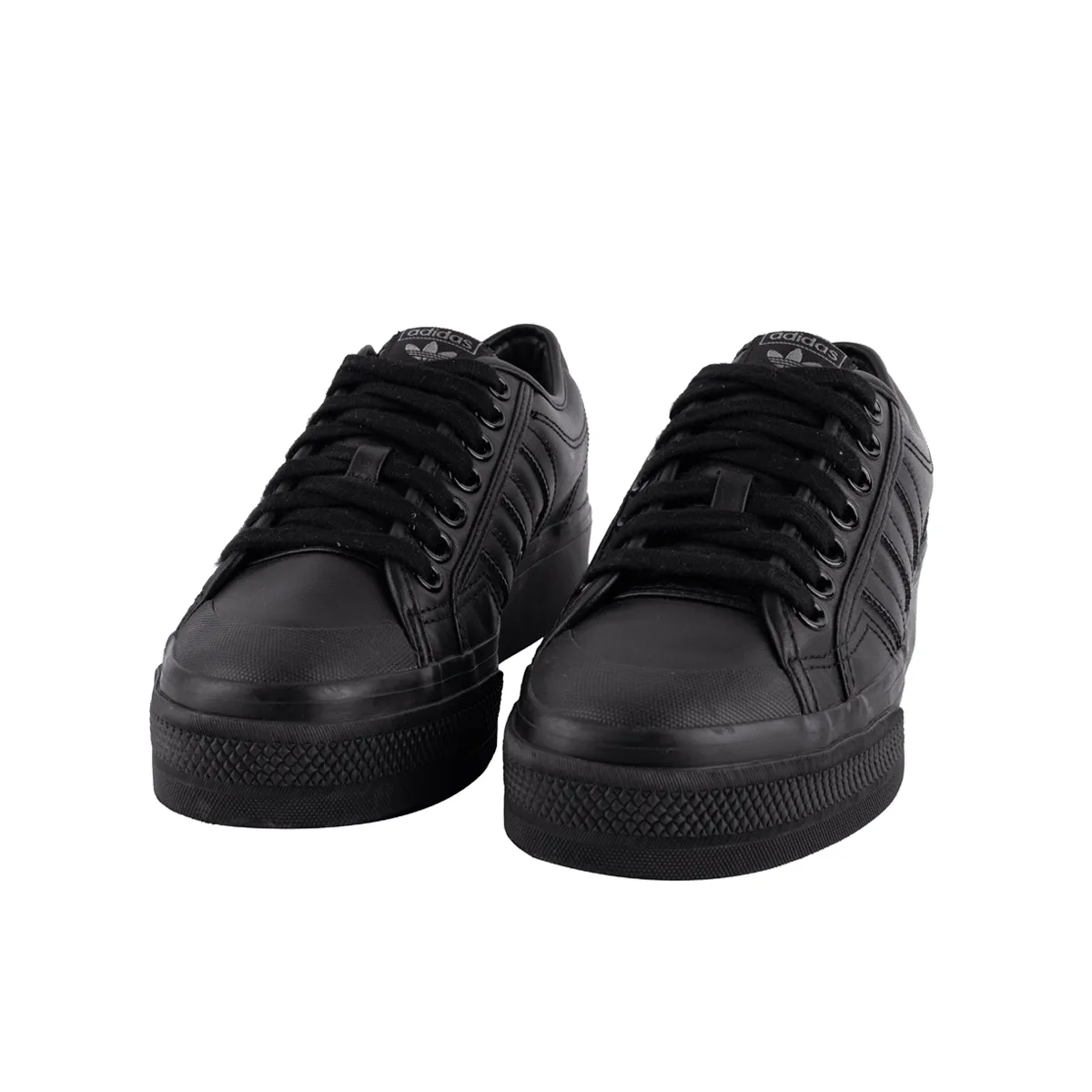 Adidas Nizza Platform Low-Top Sneakers Leather Black Colour For Women