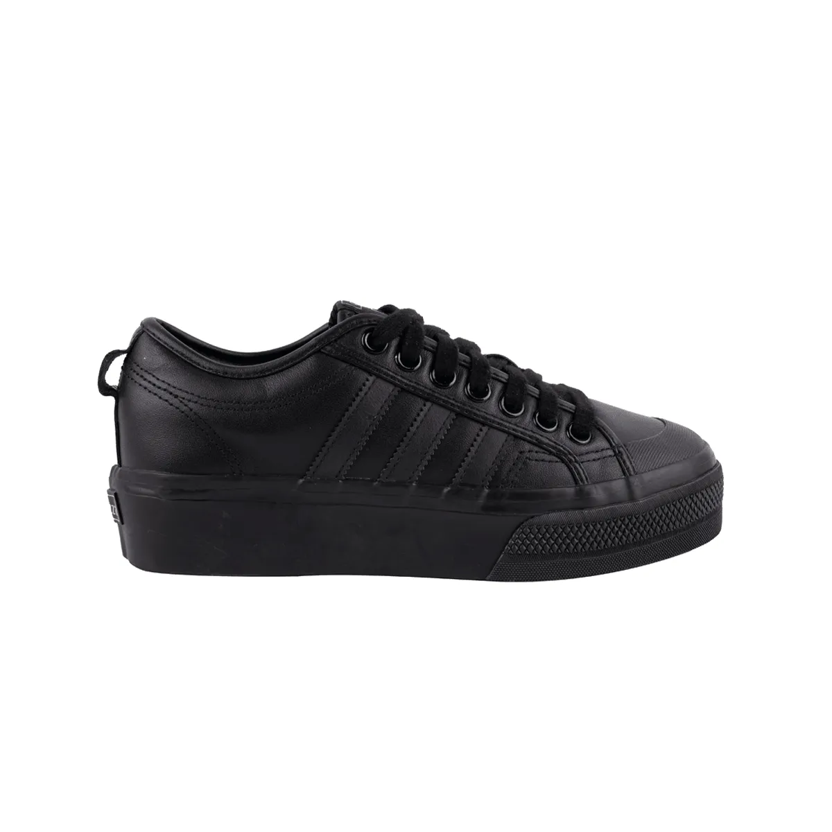 Adidas Nizza Platform Low-Top Sneakers Leather Black Colour For Women