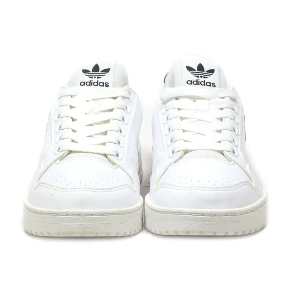 Adidas Ny 90 Low-Top Sneakers Pu Leather White Colour For Women