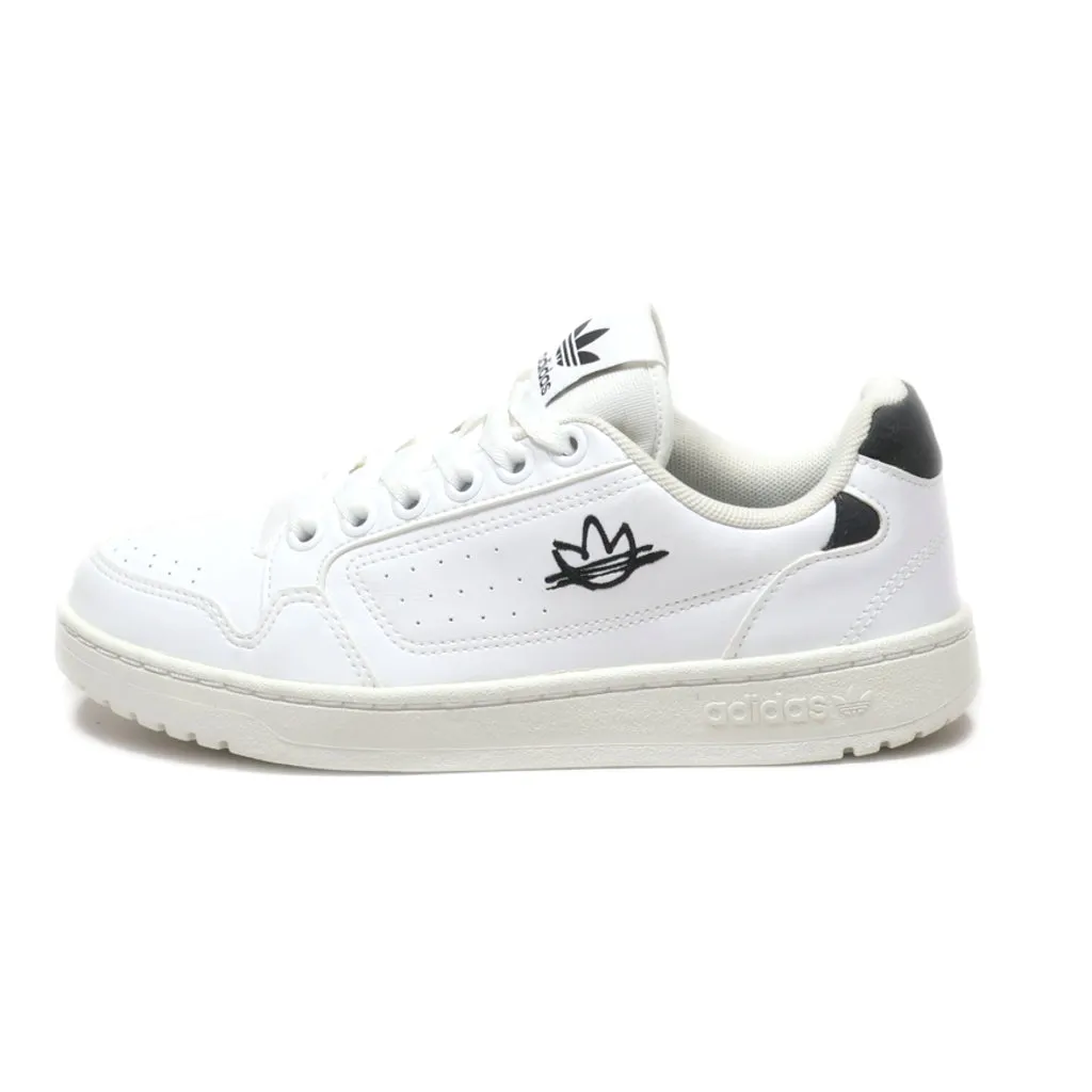 Adidas Ny 90 Low-Top Sneakers Pu Leather White Colour For Women