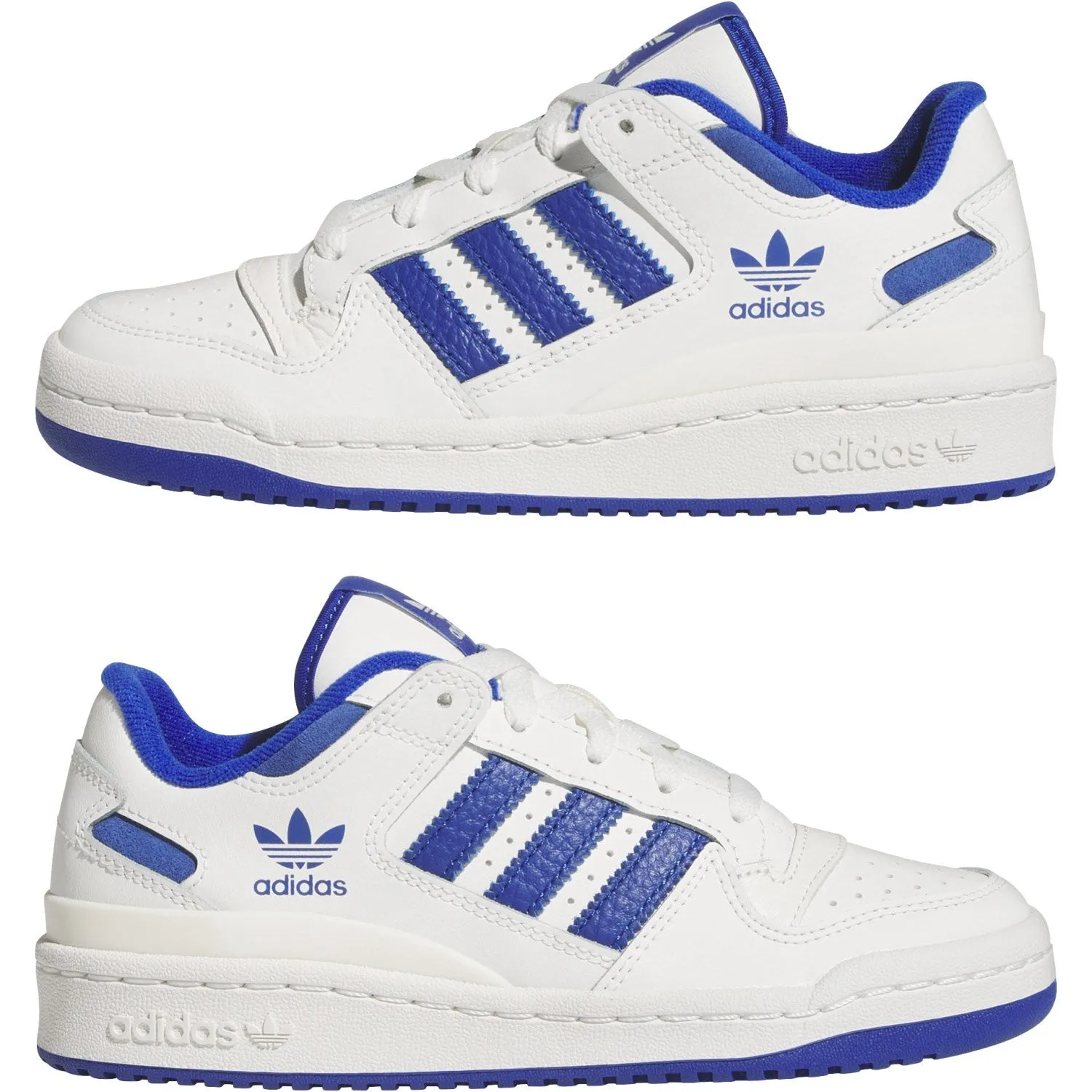 adidas Originals Core White/Team Royal Blue/Core White Forum Low Cl J Sneakers