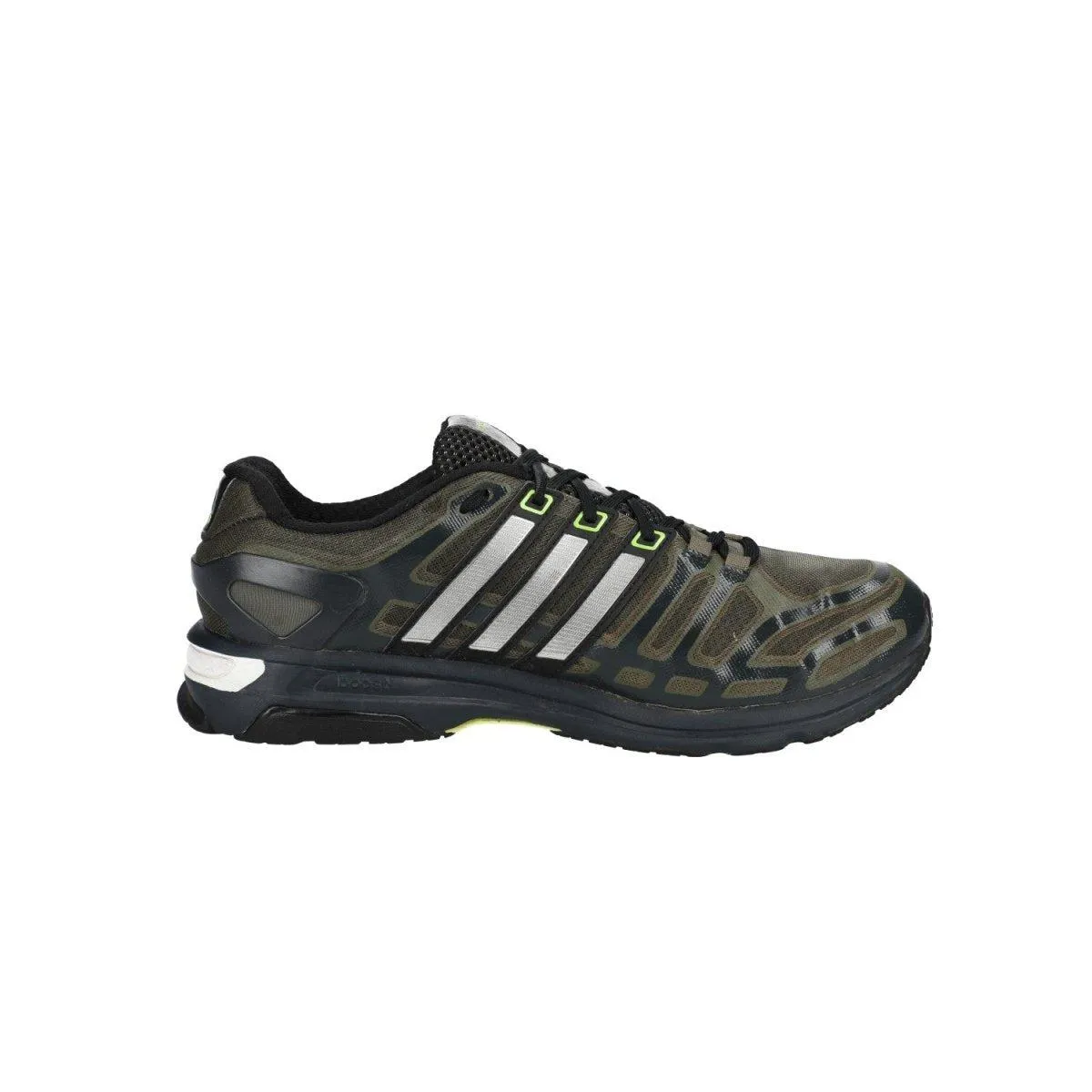 Adidas Sonic Boost Running Sport Shoes Fabric Green Colour For Men