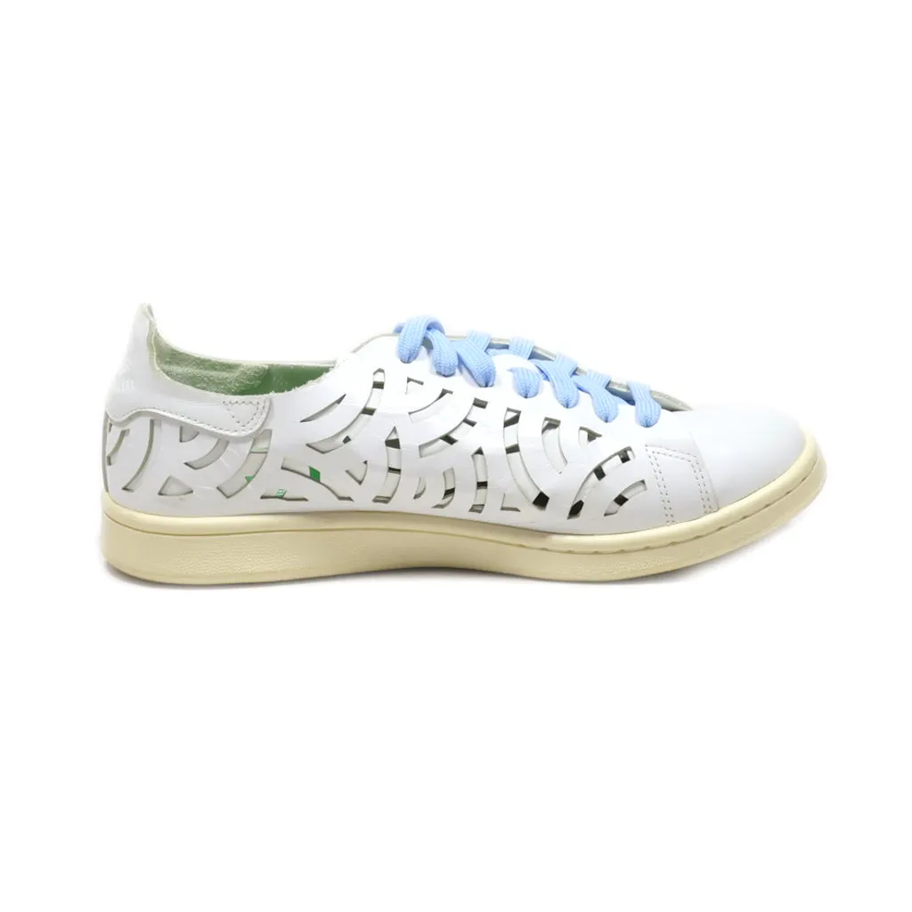 Adidas Stan Smith Low-Top Sneakers Pu Leather White Colour For Women