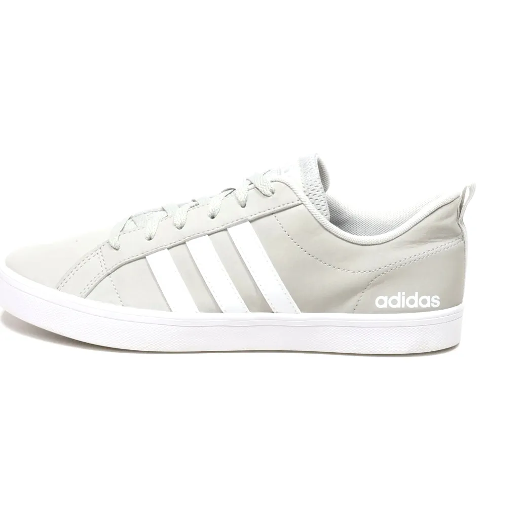 Adidas Vs Pace Low-Top Sneakers Leather Grey Colour For Men