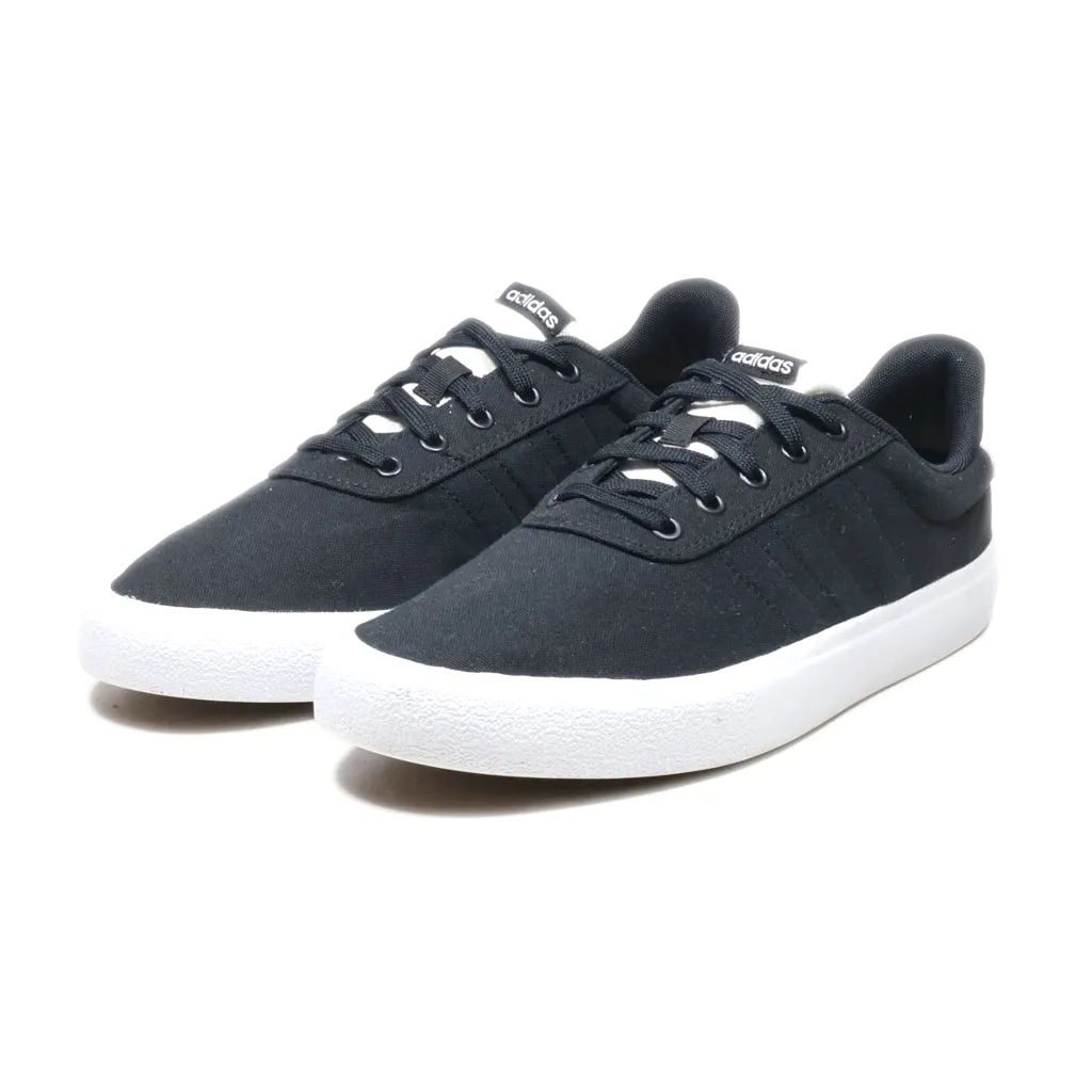 Adidas Vulc Raid3R Skateboarding Low-Top Sneakers Canvas Black Colour For Men