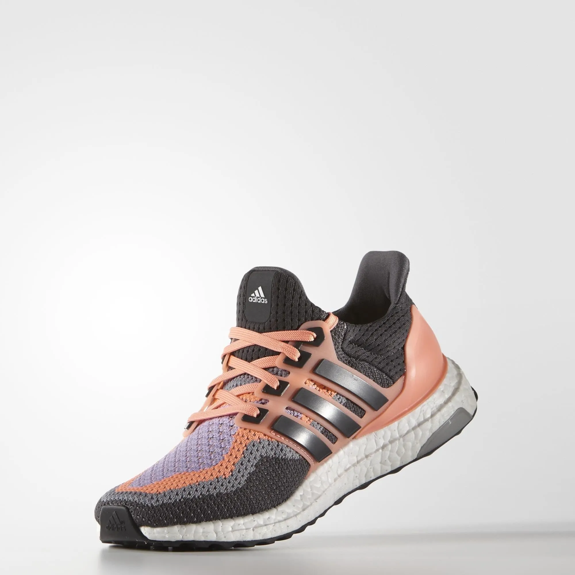 Adidas Womens Ultra Boost - Sun Glow-Solid Grey-Purple Glow