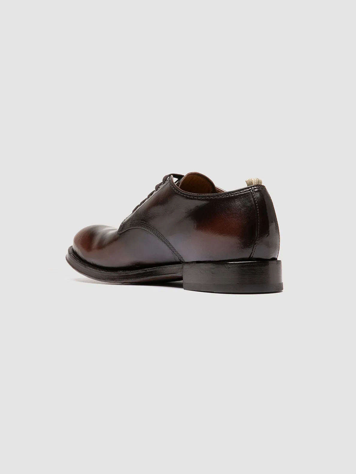 ADMIRAL 001 - Brown Leather Derby Shoes