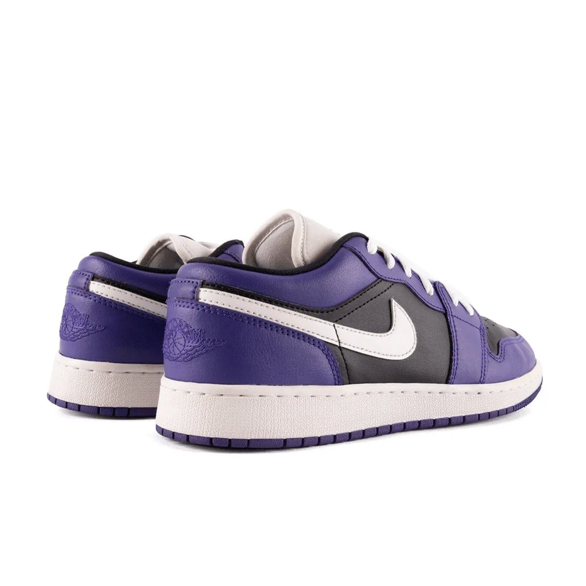 Air Jordan 1 Sneakers Leather Purple Colour For Kids