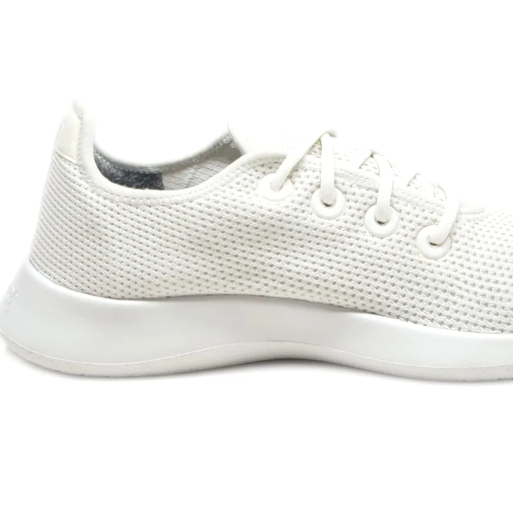 Allbirds Tree Runners Sport Shoes Fabric White Colour For Men