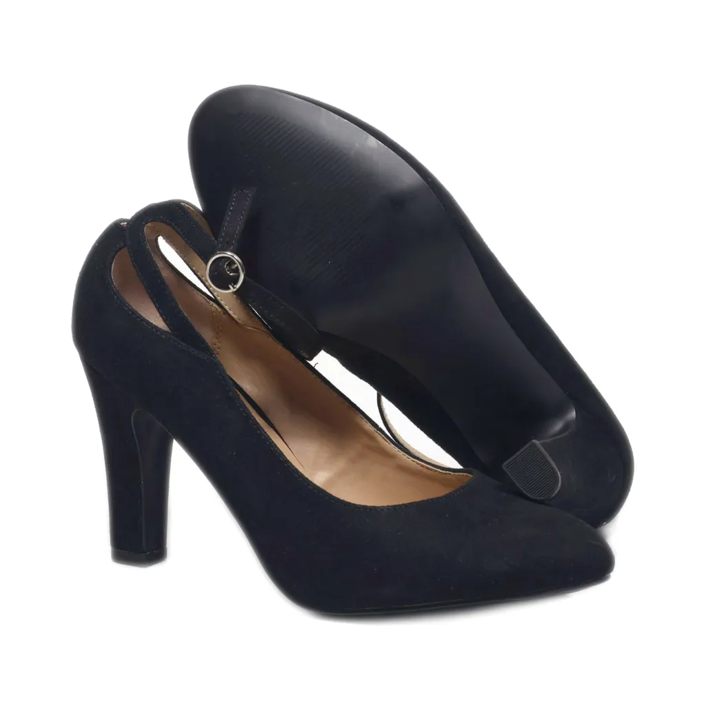 Anna Field High-Heel Shoes Suede Black Colour For Women