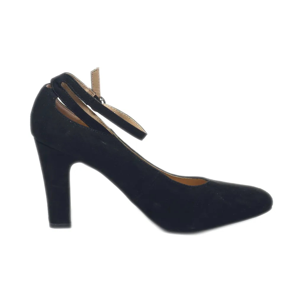 Anna Field High-Heel Shoes Suede Black Colour For Women