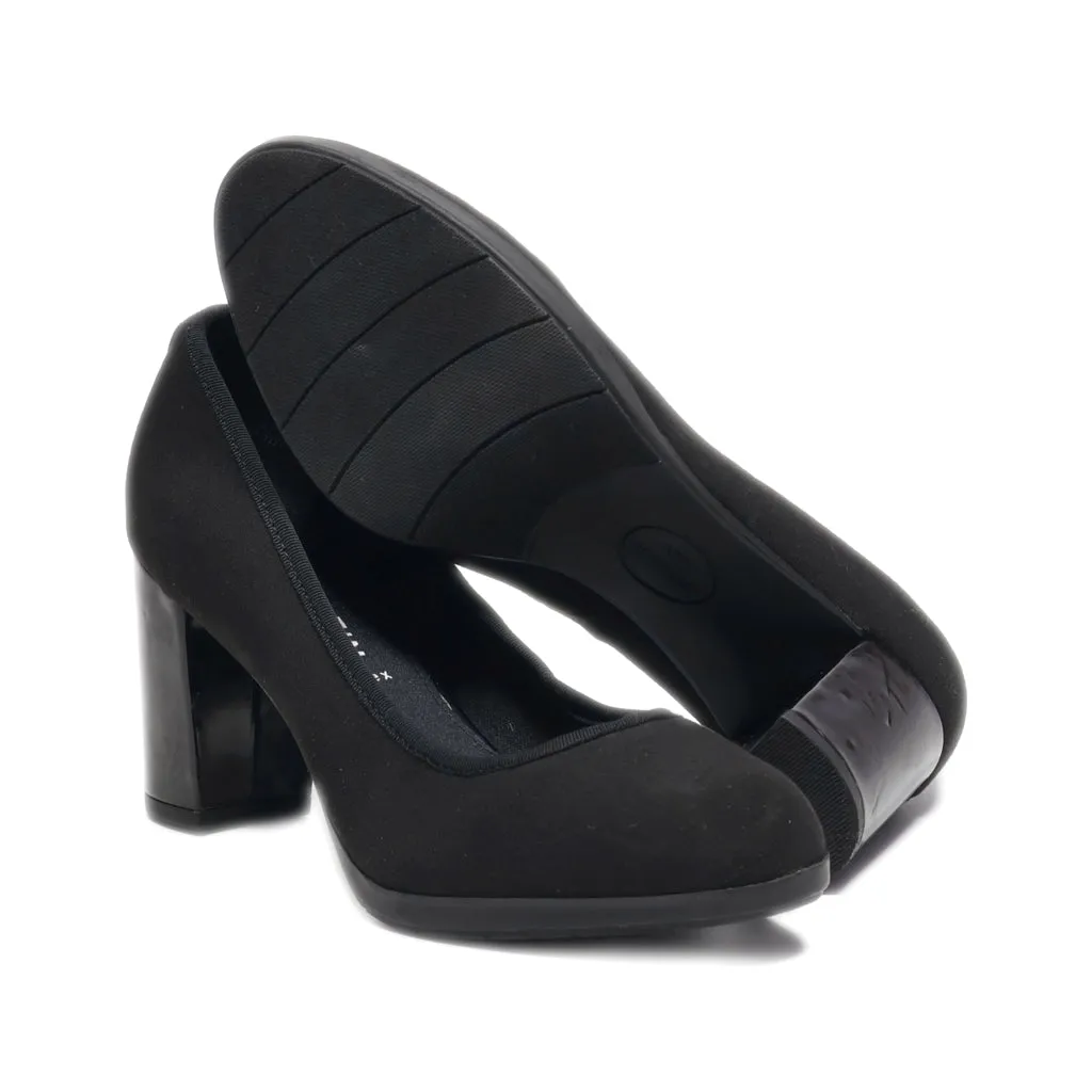 Anne Klein High-Heel Shoes Fabric Black Colour For Women