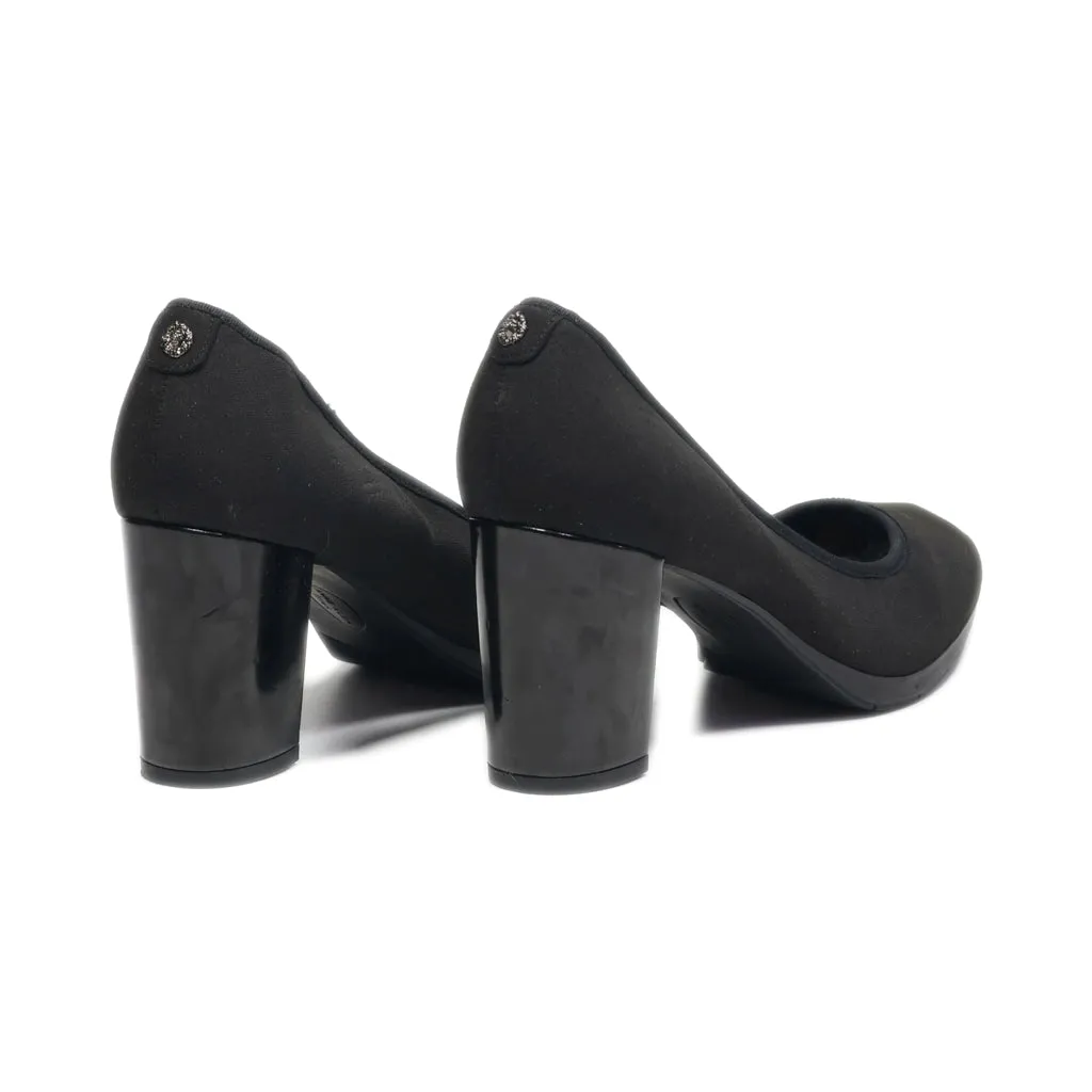 Anne Klein High-Heel Shoes Fabric Black Colour For Women