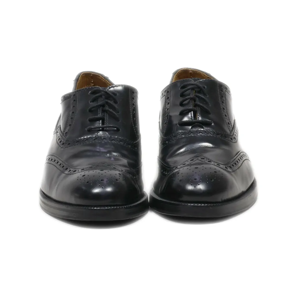 Aquila Formal Lace Ups Leather Black Colour For Men