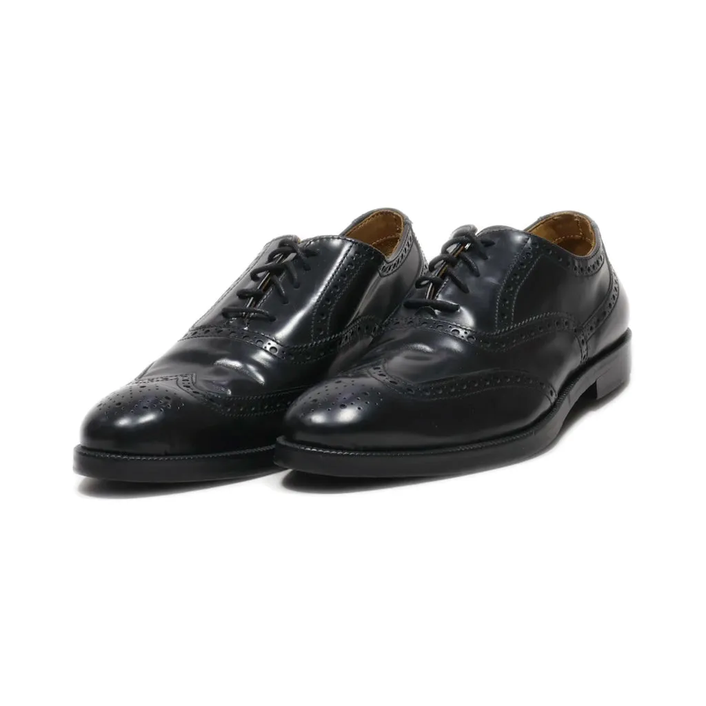 Aquila Formal Lace Ups Leather Black Colour For Men