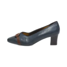 Ara Mid-Heel Shoes Leather Blue Colour For Women