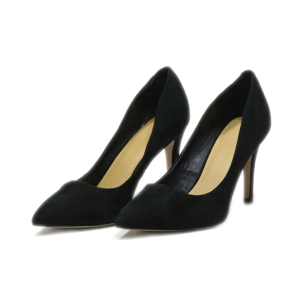 Asos High-Heel Shoes Suede Black Colour For Women