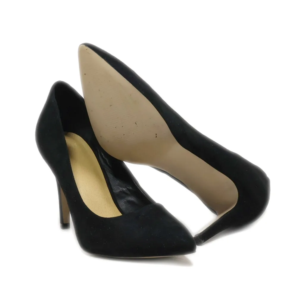 Asos High-Heel Shoes Suede Black Colour For Women