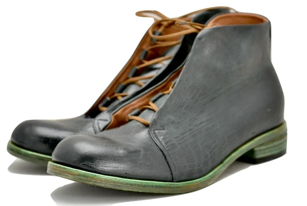 Asym derby boot  |  marine cordovan