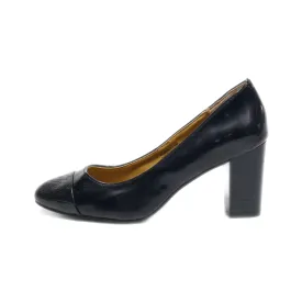 Bass High-Heel Shoes Leather Black Colour For Women