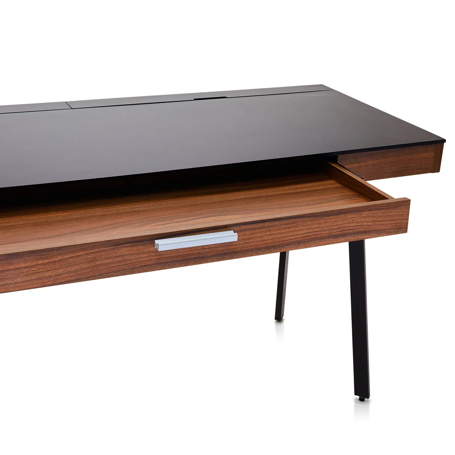 Black Sleek Modern Office Desk