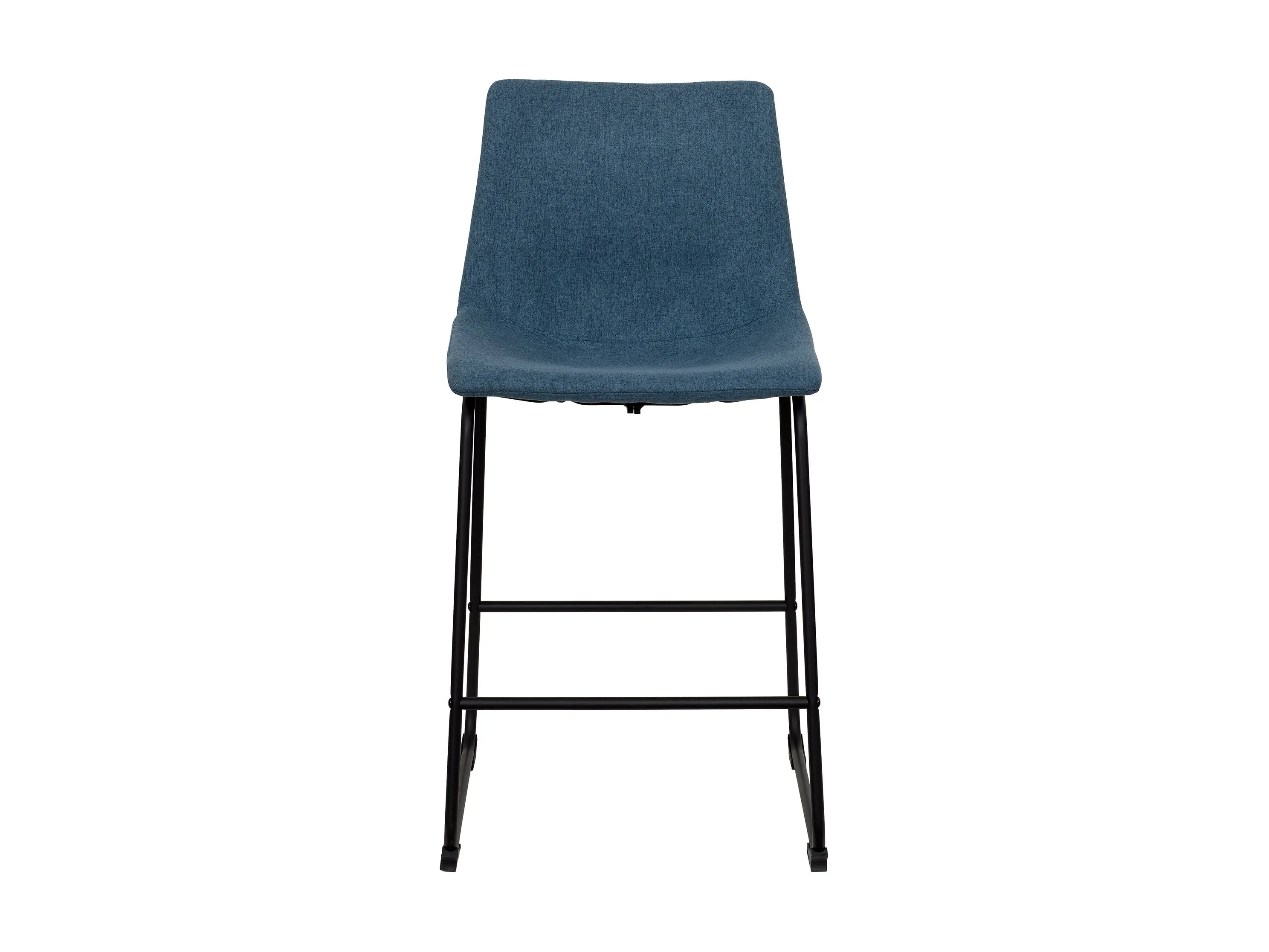 Blue Upholstered Bar Stools