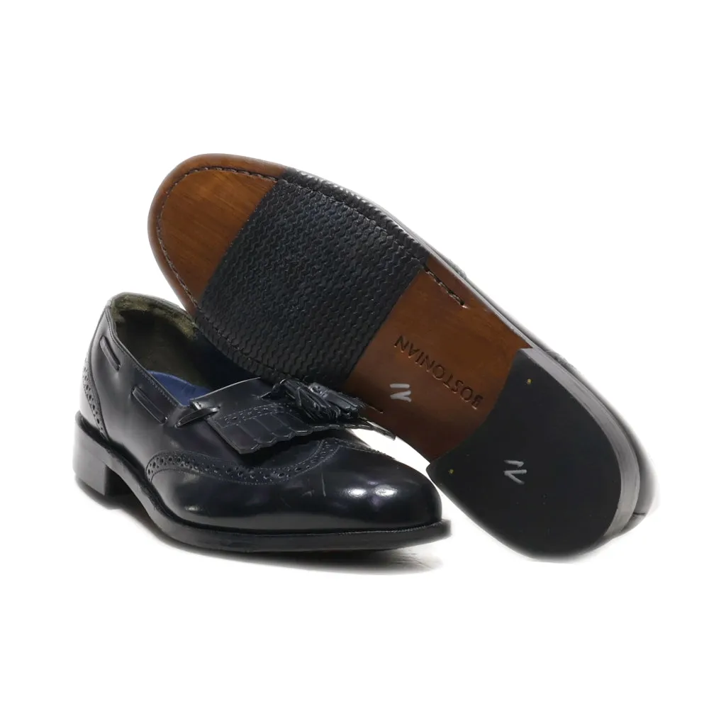 Bostonian Casual Slip Ons Leather Black Colour For Men