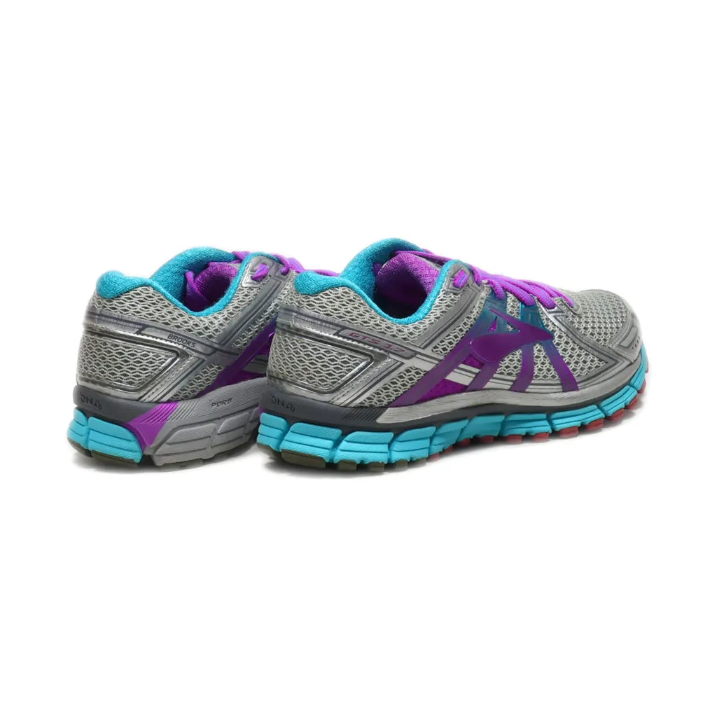 Brooks Gts 17 Sport Shoes Fabric Grey Colour For Women