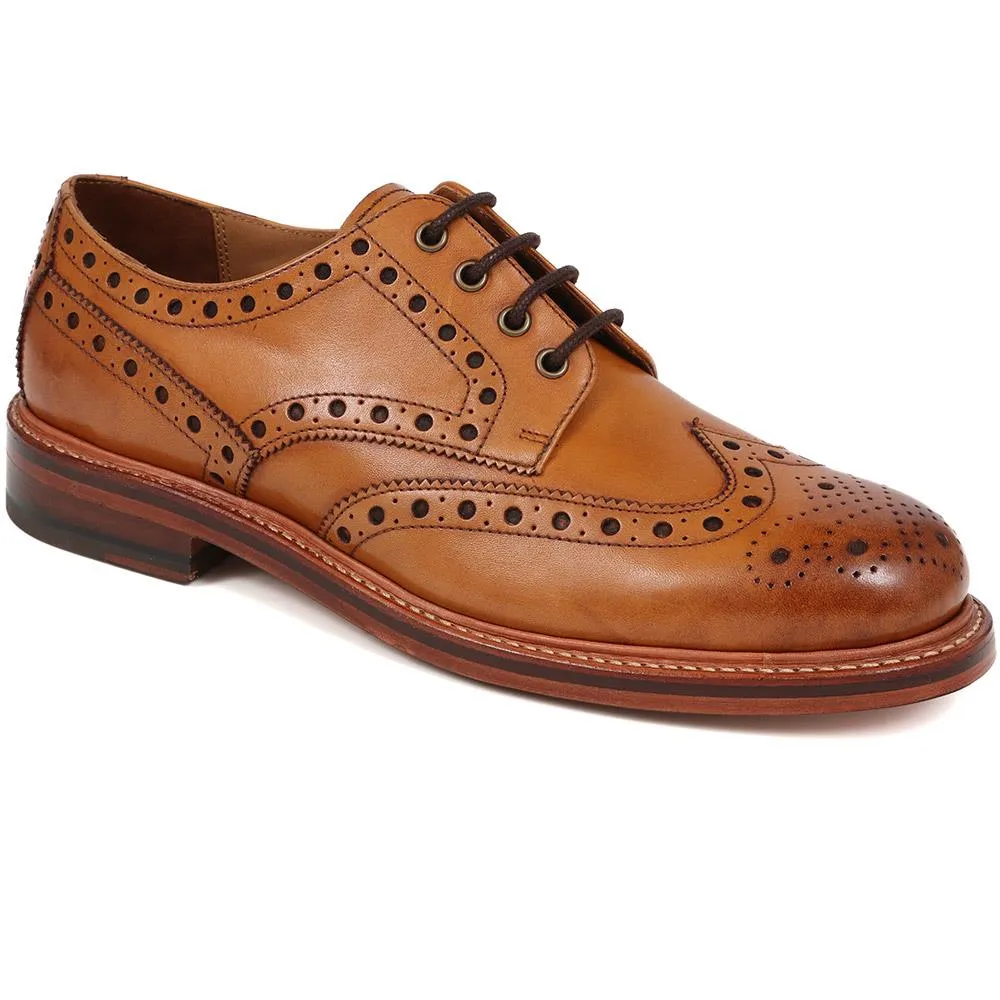 Bushwick Goodyear Welted Leather Brogues - BUSHWICK / 319 886