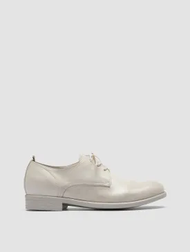 CALIXTE 064 - White Leather Derby Shoes