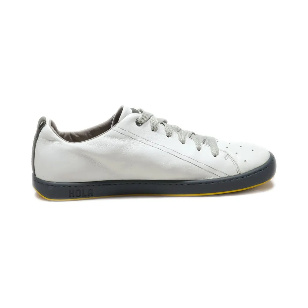 Camper Casual Lace Ups Pu Leather White Colour For Men