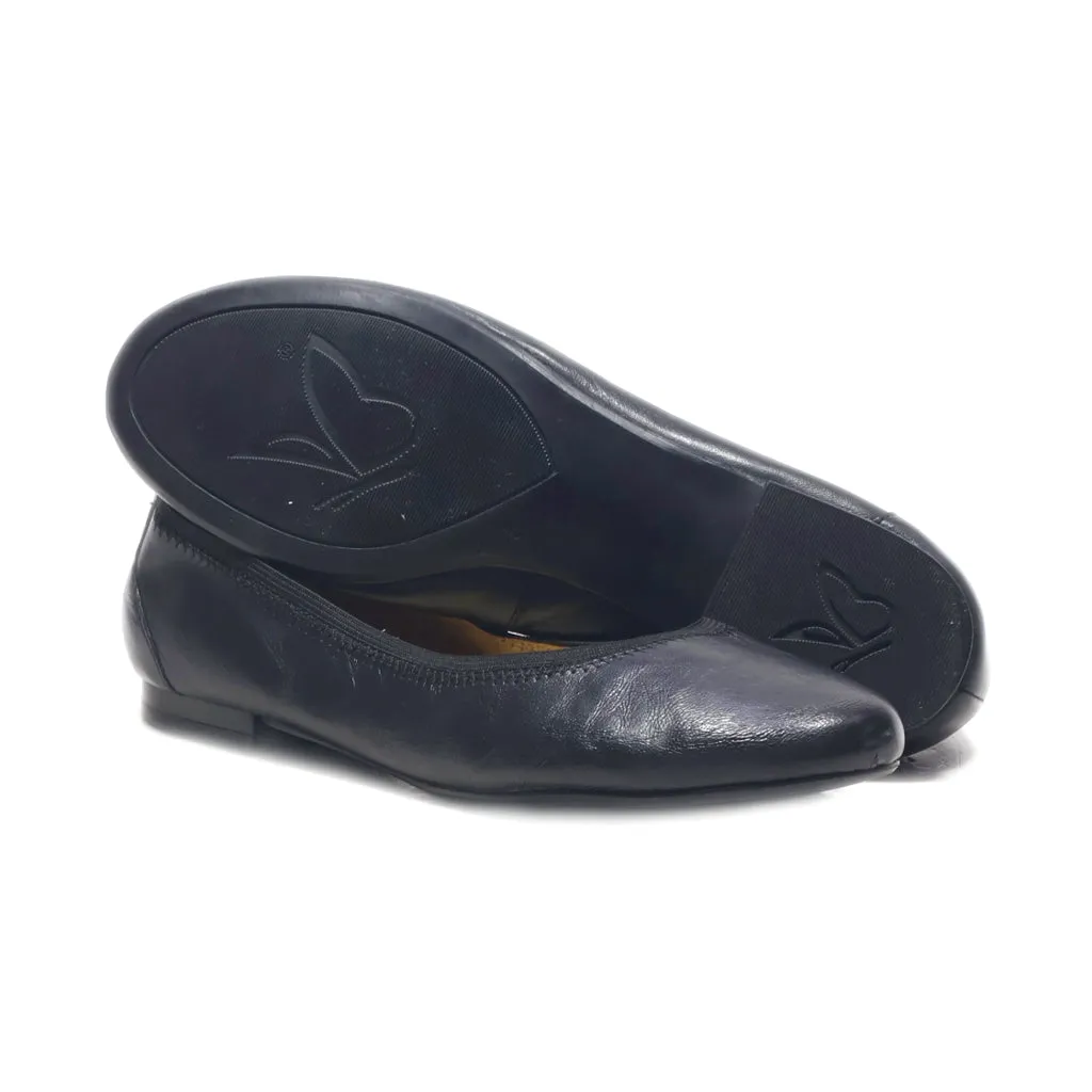 Caprice Ballerinas Leather Black Colour For Women