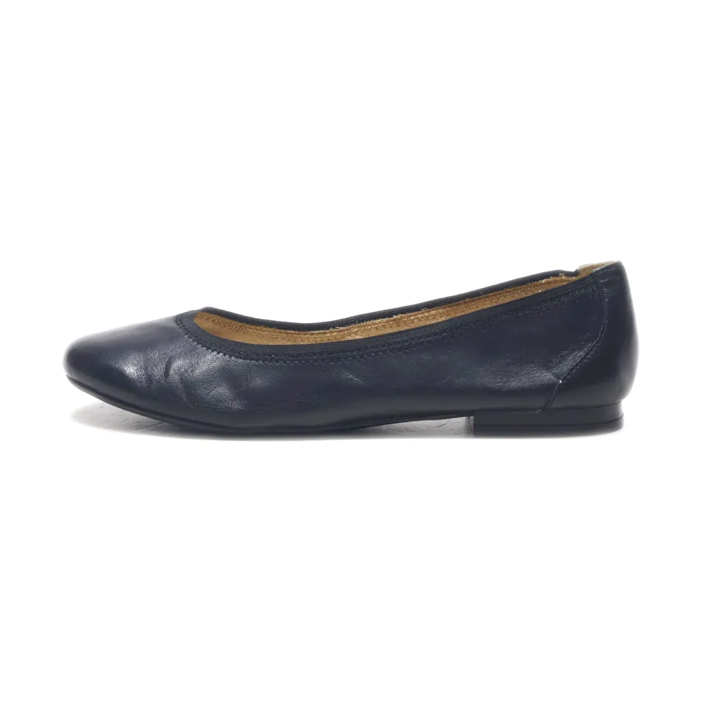 Caprice Ballerinas Leather Black Colour For Women