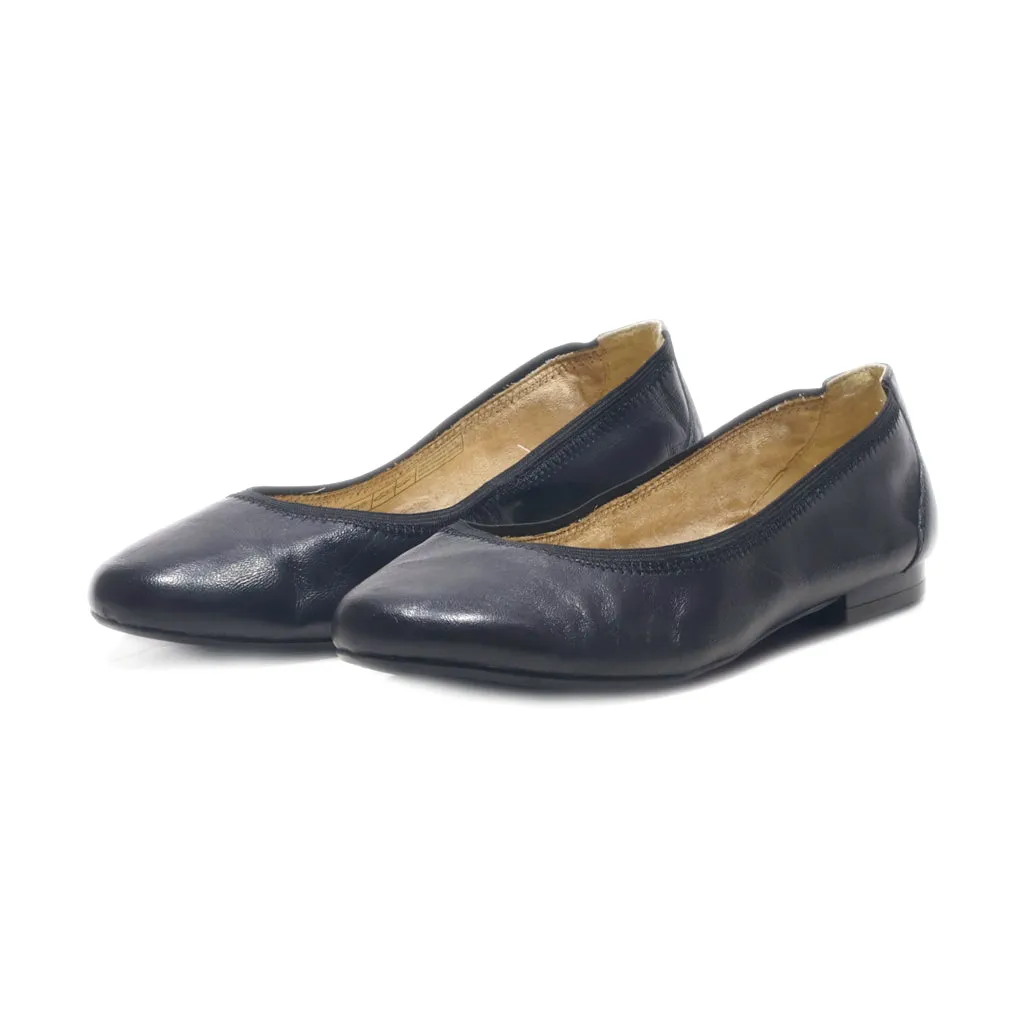 Caprice Ballerinas Leather Black Colour For Women