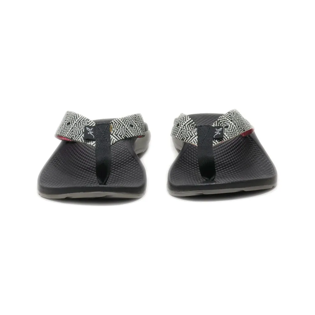 Chaco Slippers And Sliders Leather Black Colour For Women