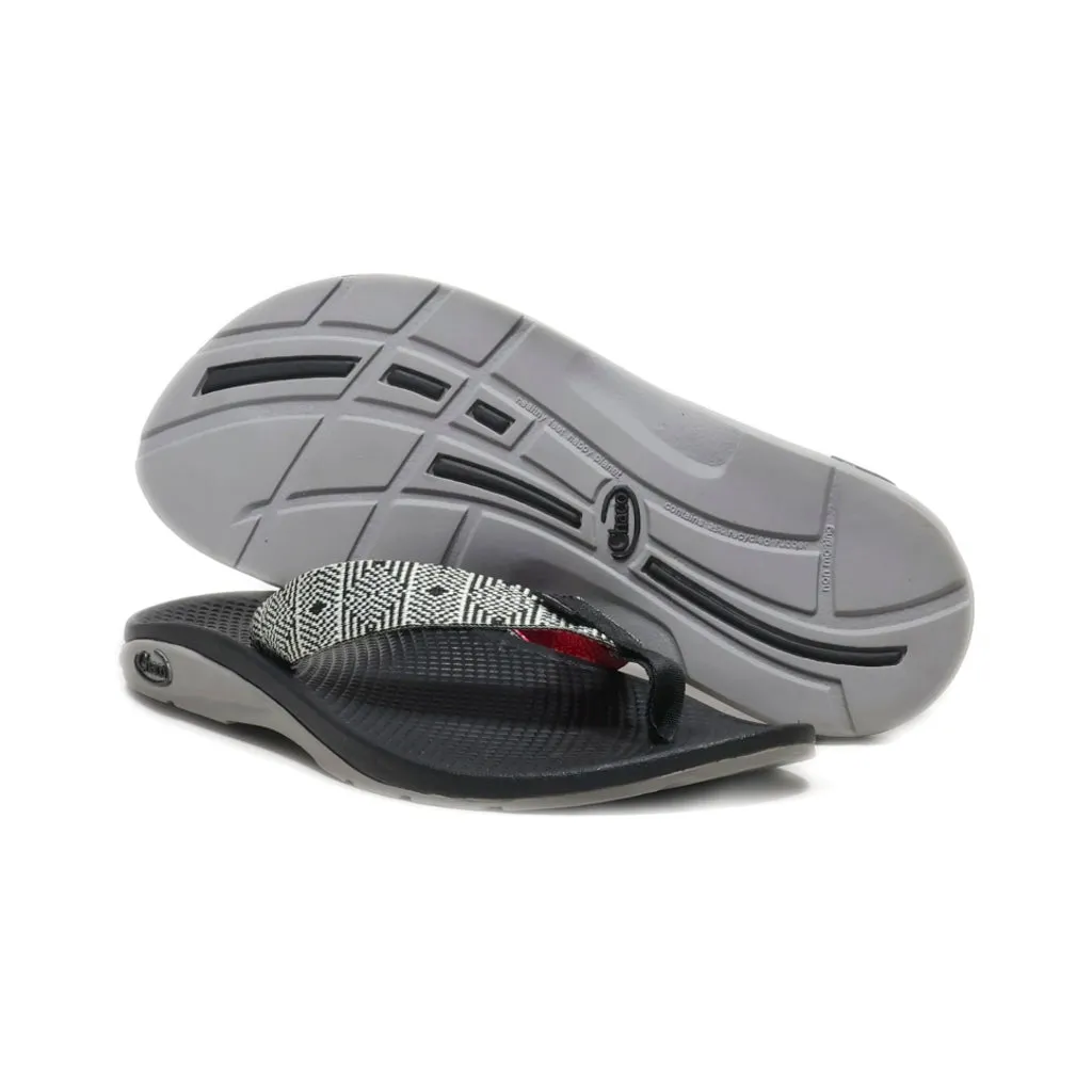 Chaco Slippers And Sliders Leather Black Colour For Women