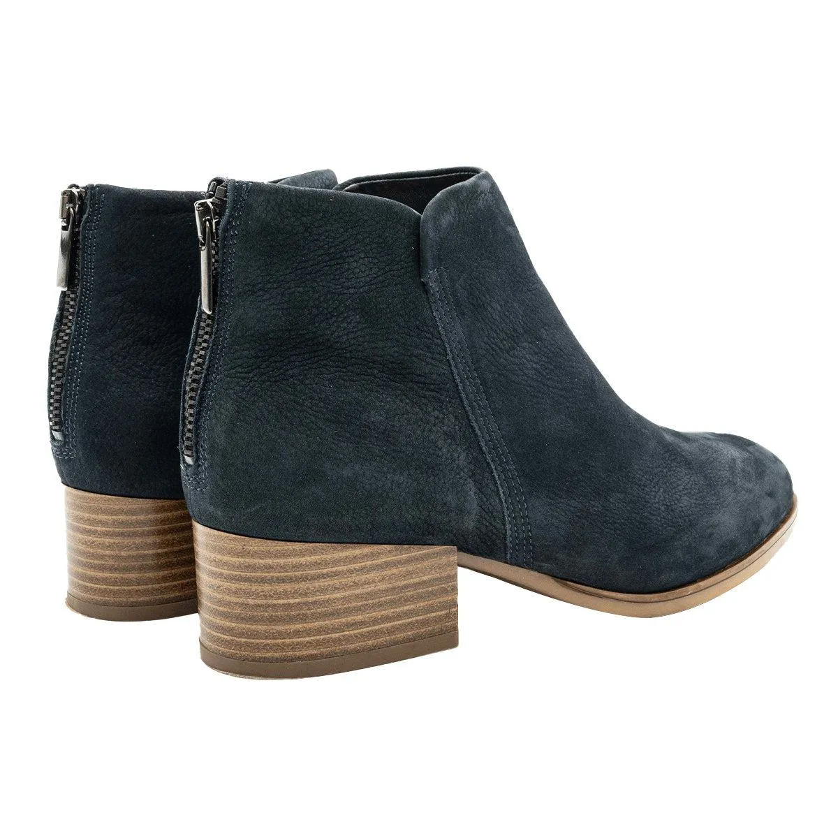 Clarks Ankle Boots Leather Blue Colour For Women