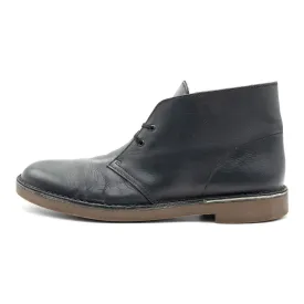 Clarks Bushacre Ankle Boots Leather Black Colour For Men