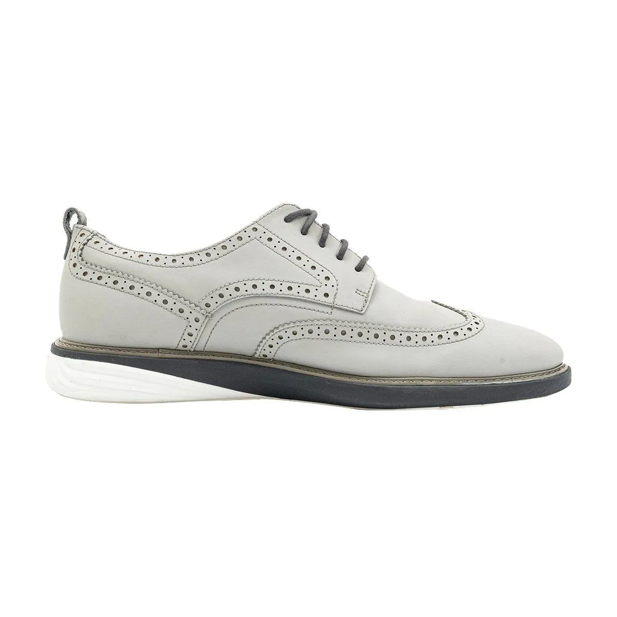 Cole Haan Grand Evolution Brogues Formal Lace Ups Grey Colour For Men