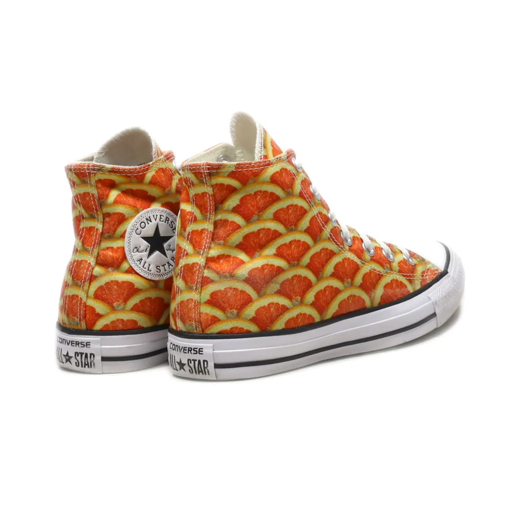 Converse Chuck Taylor All Star High-Top Sneakers Canvas Orange Colour For Women