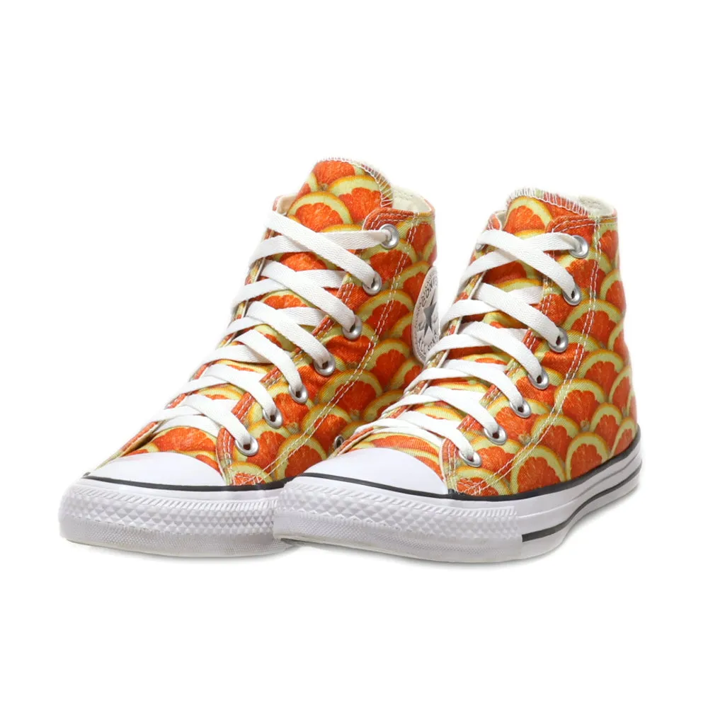 Converse Chuck Taylor All Star High-Top Sneakers Canvas Orange Colour For Women