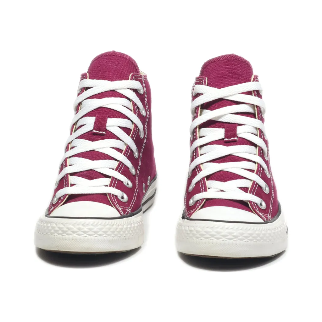 Converse High-Top Sneakers Canvas Maroon Colour For Women