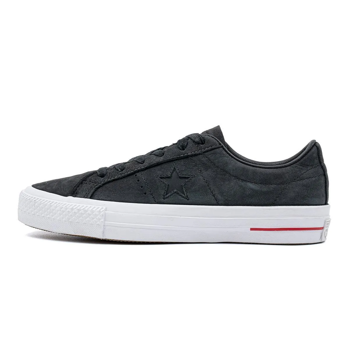 Converse One Star Pro Ox Low-Top Sneakers Leather Black Colour For Women