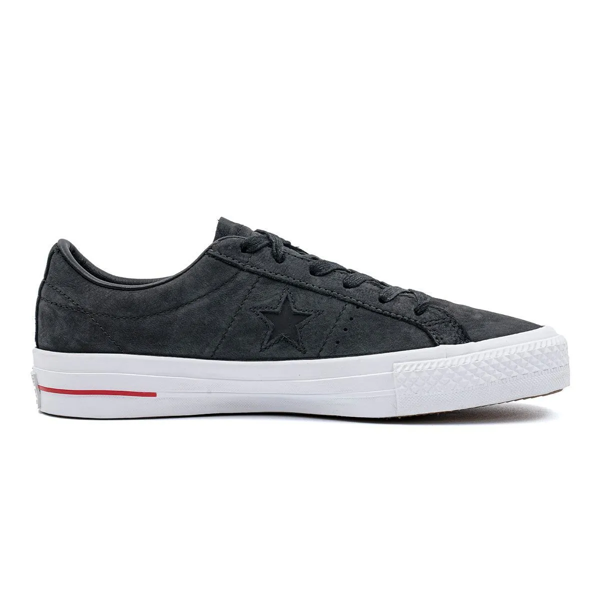 Converse One Star Pro Ox Low-Top Sneakers Leather Black Colour For Women