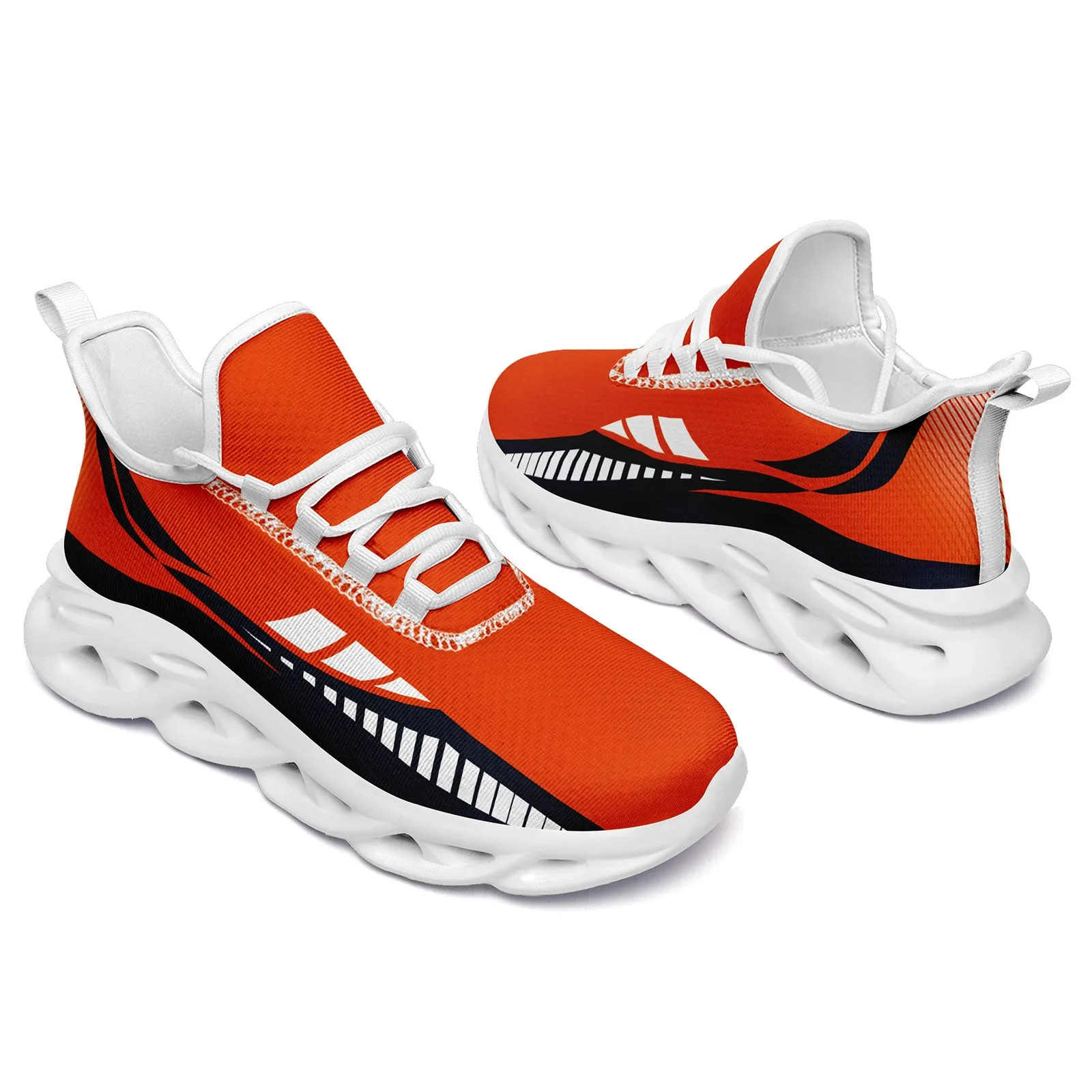 Custom Orange Blue Chicago Maxsoul Shoes Personalized Sneaker FN003-D020325-7