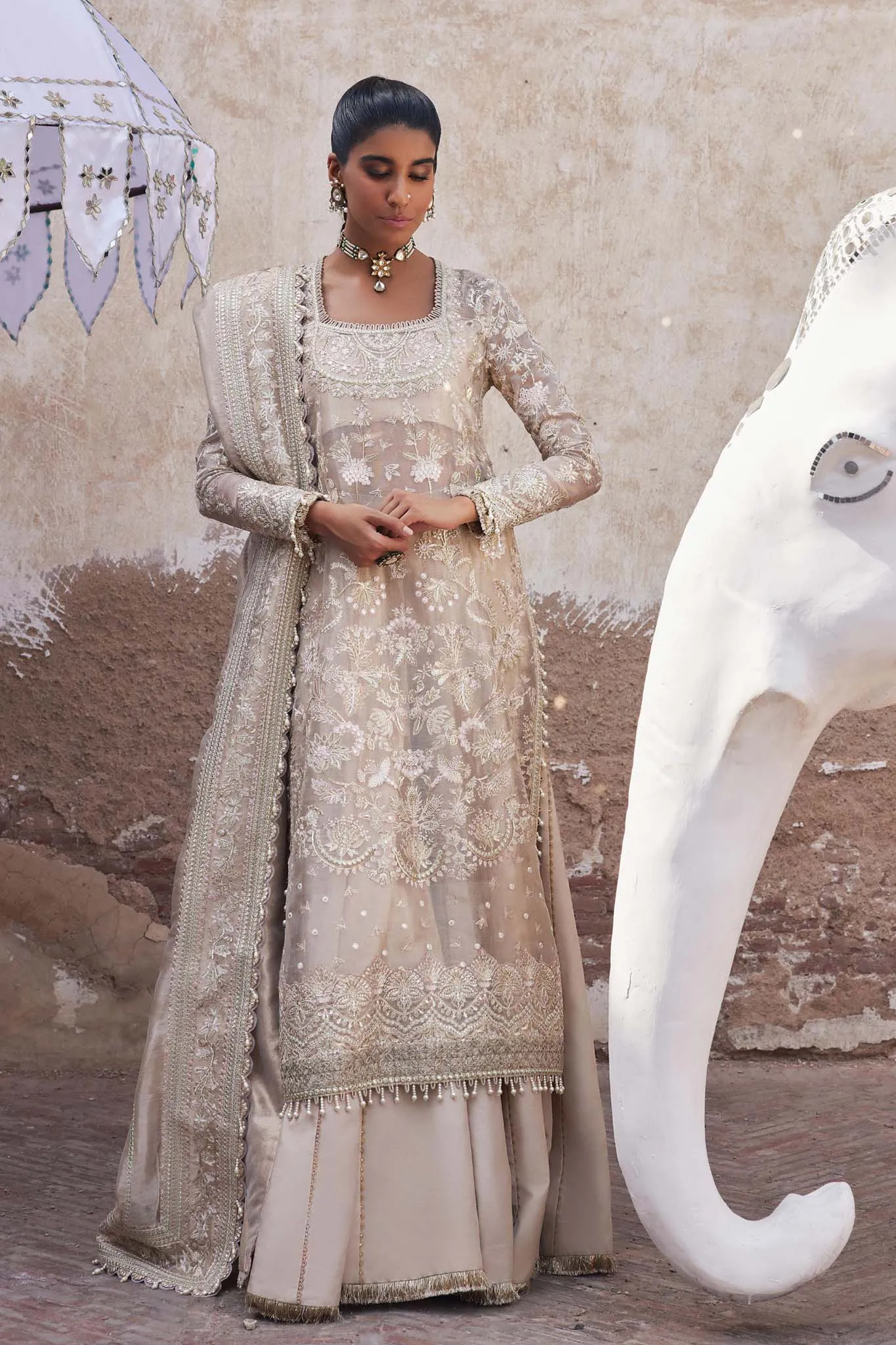 Dastangoi by Afrozeh Unstitched 3 Piece Wedding Formals Collection'2023-AWE-04