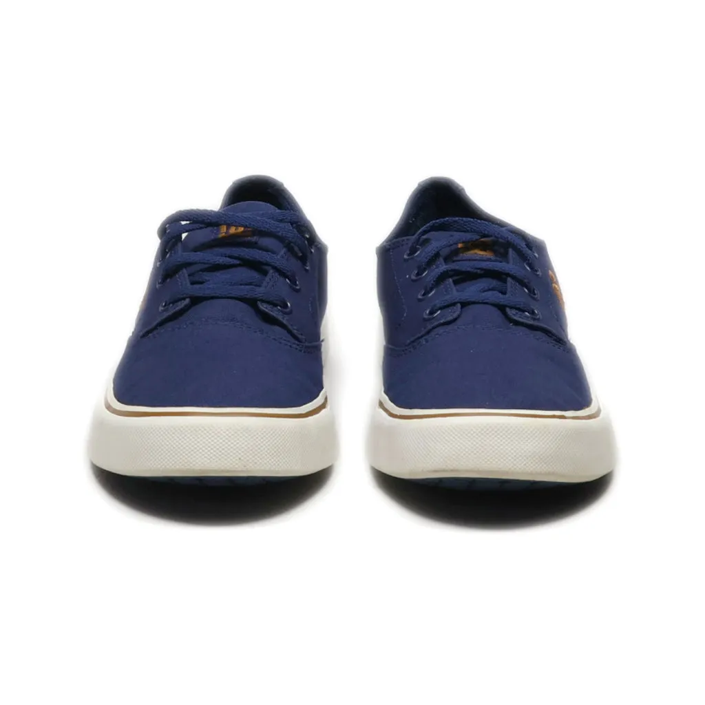 Dc Shoes Trade Mark Low-Top Sneakers Canvas Blue Colour For Women